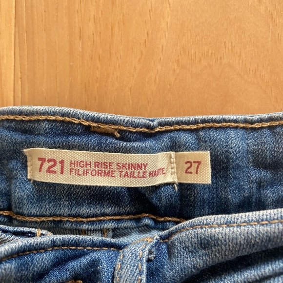 Levi’s Red tab 721 high rise skinny jeans - Picture 3 of 9